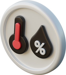 3D Humidity Sensor Illustration